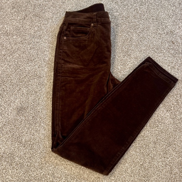 cabi Button Fly Skinny Corduroy Jeans, Size 6, Style #4319, NWOT, Brown - Picture 1 of 6